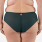 Samanta Boobie Emerald Sheer Mesh Tulle Embroidered Brief Panty-1