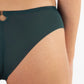 Samanta Boobie Emerald Sheer Mesh Tulle Embroidered Tanga Panty