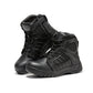 Botas Pro Black Men's 6 inch Side Zipper Rubber Sole Tactical Boots BMP111BK