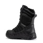 Botas Pro Black Men's 8 inch Side Zipper Rubber Sole Tactical Boots BMP110BK