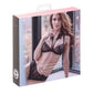 Sexy Sheer Demi Bra & Mesh Bikini Panty Set Majesty-4
