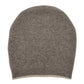 Coffee + Cream Reversible Cashmere Beanie