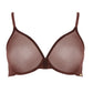 Gossard Glossies Sheer Molded Bra Rich Brown-4