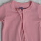 Pink Bamboo Baby Pajamas – Zipper Footie