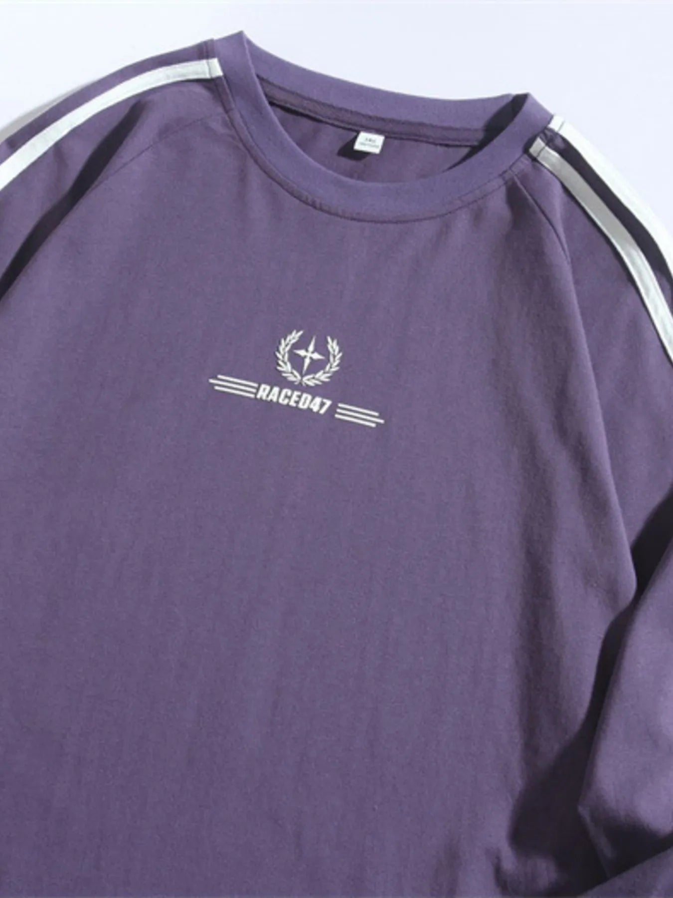 Men's Side Striped Long Sleeve Sweatshirt - Farnelli