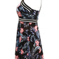 Cutout Printed Two-Piece Swim Set - Farnelli