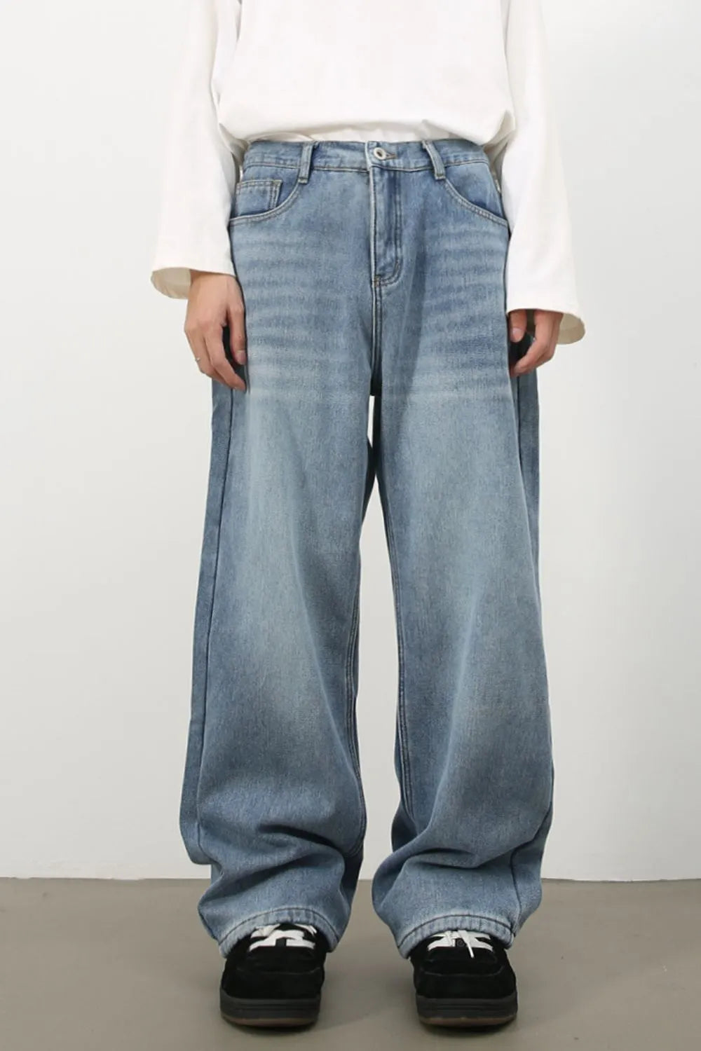 Men's Wide Leg Jeans - Farnelli