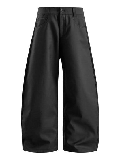 Men's Wide Leg High Waisted Pants - Farnelli