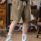 Men's Plus Size Casual Loose-Fit Drawstring Shorts - Farnelli