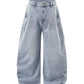 Men's Washed Wide Leg Jeans - Farnelli