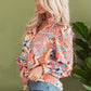 Leighton Floral Buttoned Loose Shirt - Farnelli