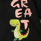 Children's Dinosaur Graphic Sweatshirt and Pants Set - Farnelli