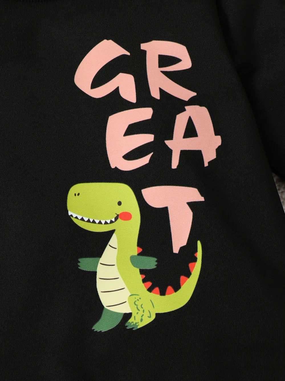 Children's Dinosaur Graphic Sweatshirt and Pants Set - Farnelli