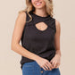 BiBi Baby Rib Knit Front Sut Out Detailed Sleeveless - Farnelli