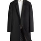 Men's Plus Size Classic Button Up Overcoat - Farnelli