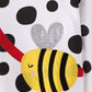 Children's Bee Applique Polka Dot Sweatshirt - Farnelli