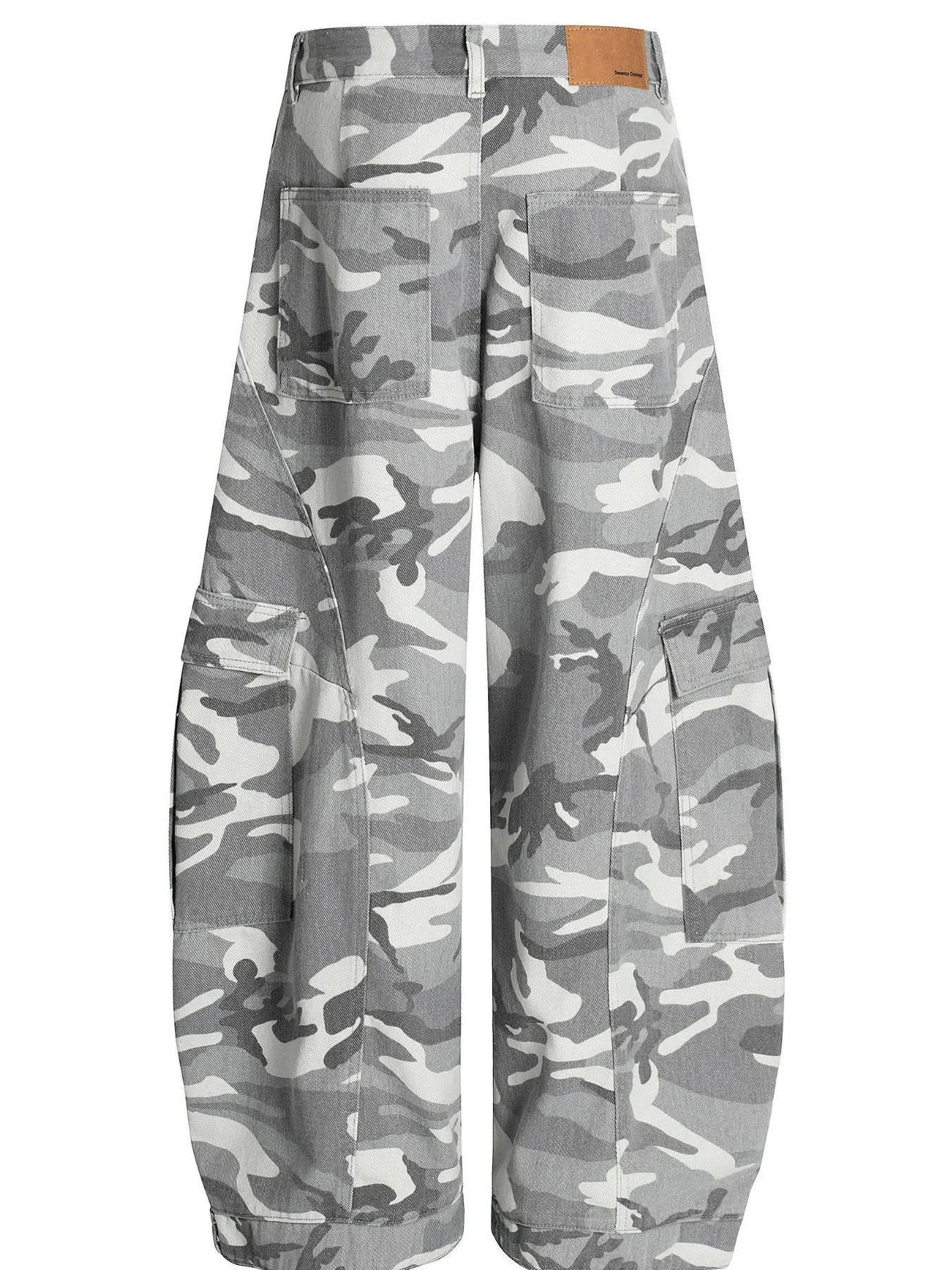 Men's Camo Cargo Wide Leg Jeans - Farnelli