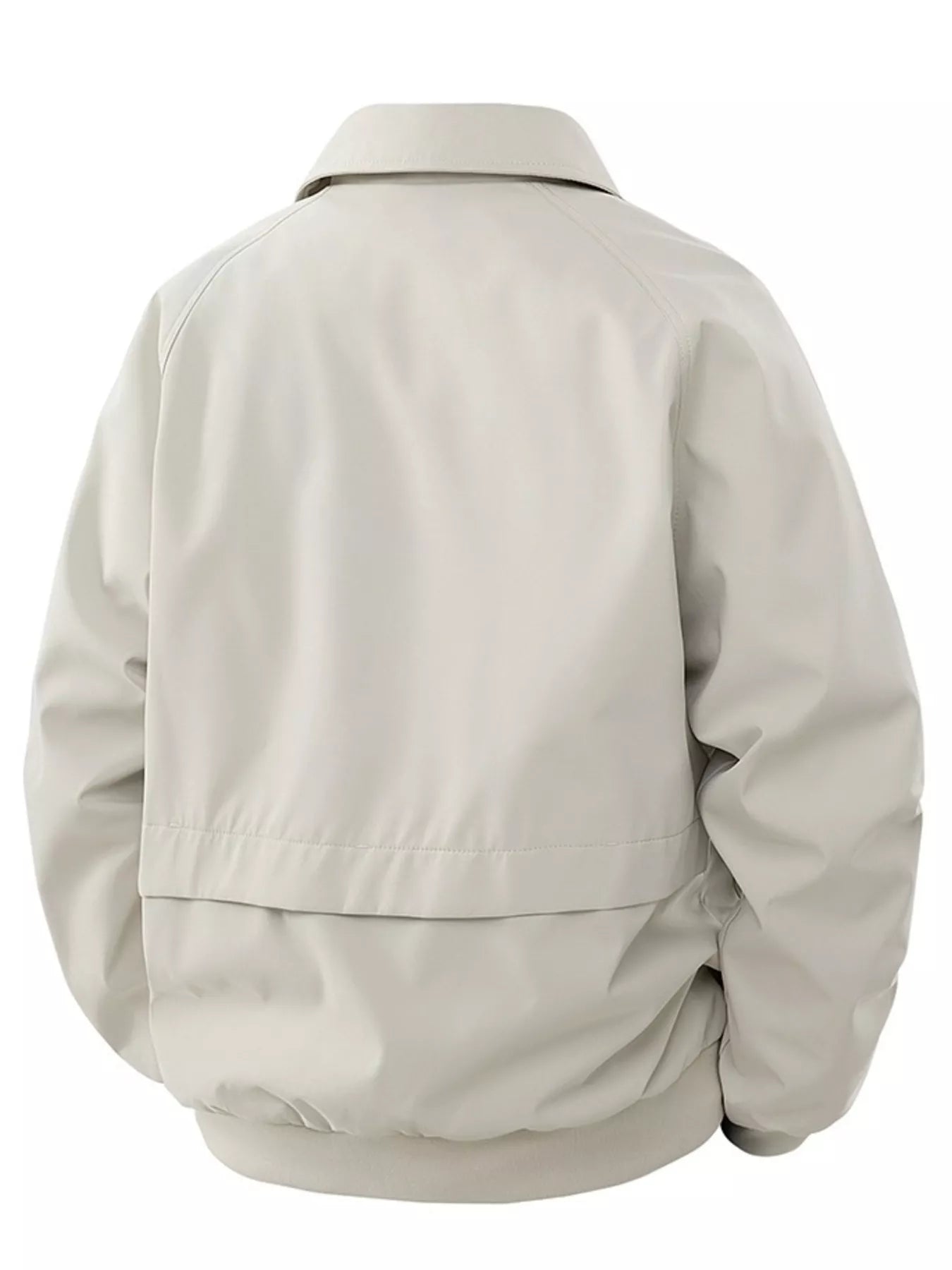 Men's Plus Size Zip Up Long Sleeve Jacket - Farnelli