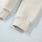 Collared Sweatshirt and High Waist Pants Active Set - Farnelli