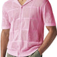 Men's Button Down Checkered Eyelet Shirt - Farnelli