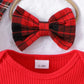 Children's Christmas Ruffle Trim 4-Piece Set - Farnelli