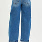 RISEN Slouchy Cropped Barrel Jeans - Farnelli