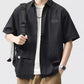 Men's Plus Size Plaid Button Up Short Sleeve Shirt - Farnelli