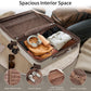 HouseOfZazla 4-piece hard shell luggage set with spinner wheels in multiple colors