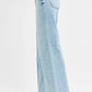 RISEN Full Size High Waist Wide Leg Pintuck Detailed Plus Size - Farnelli