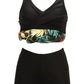 Printed Wide Strap Two-Piece Swim Set - Farnelli