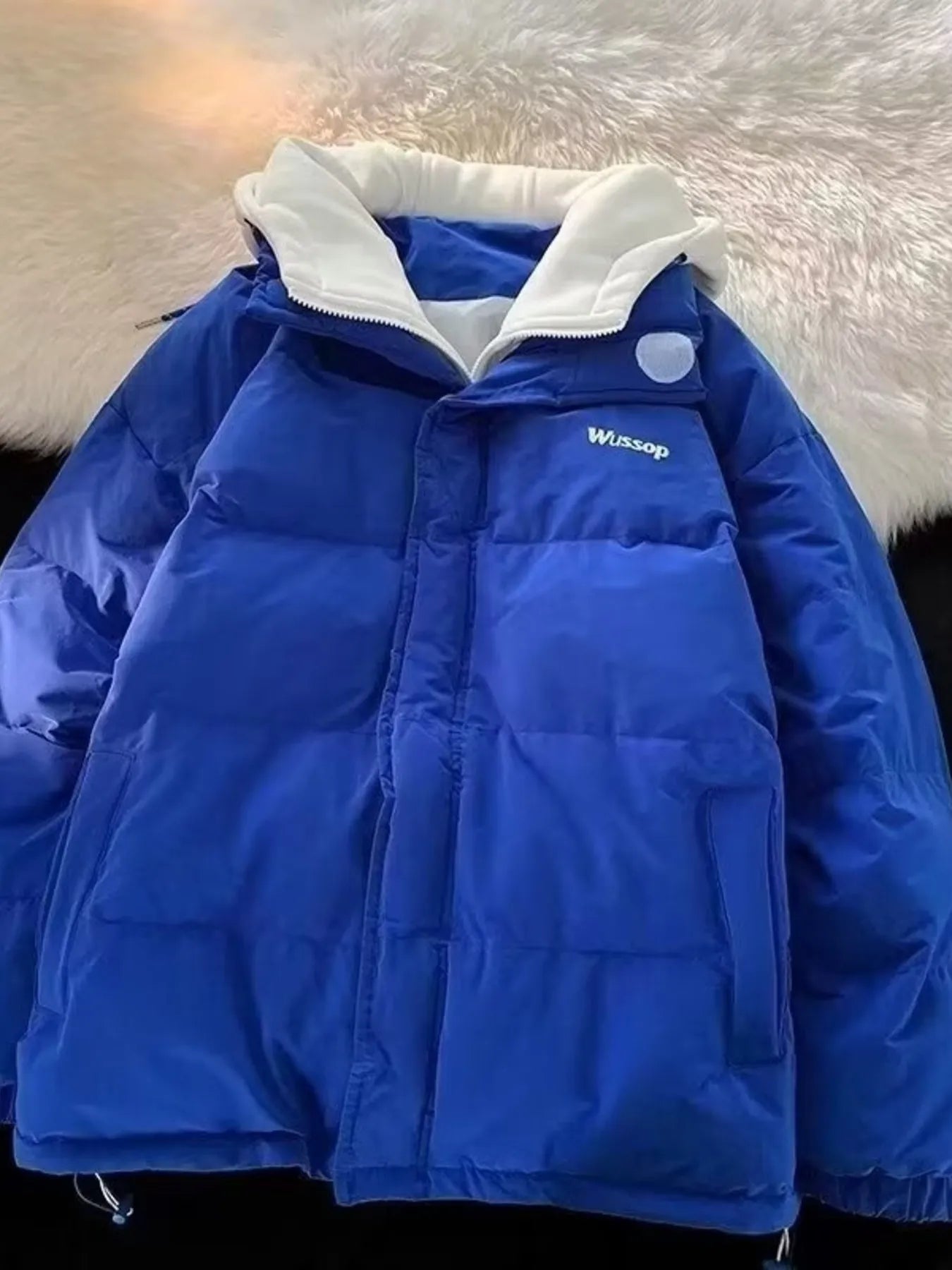 Men's Plus Size Quilted Zip Up Puffer Jacket - Farnelli