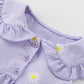 Children's Daisy Peter Pan Collar Sleeveless Dress - Farnelli