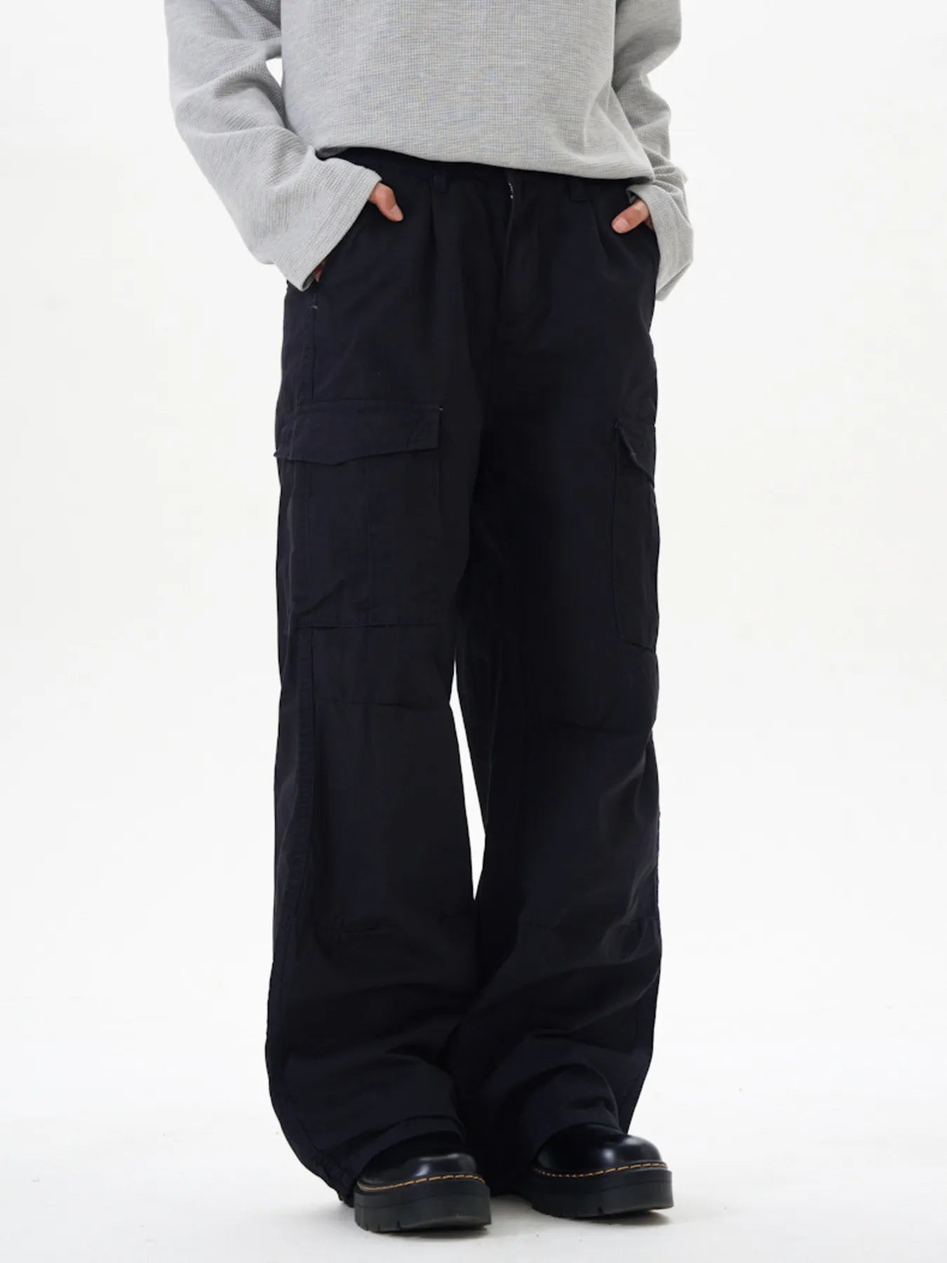 Men's Cargo Wide Leg Pants - Farnelli