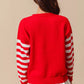 SO ME Christmas Snowflake Crochet Embellished Sweater - Farnelli