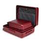 HouseOfZazla 3-piece spinner wheel luggage set with combination locks