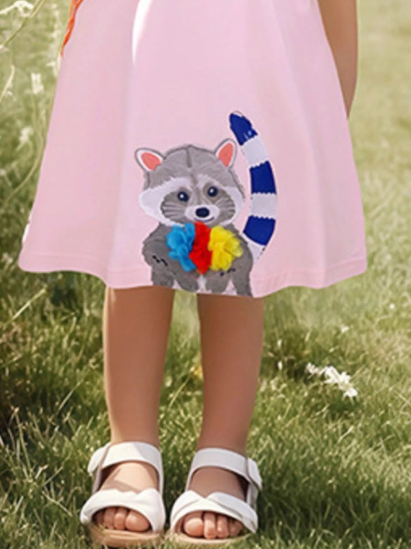 Children's Cartoon Animal Casual Dress - Farnelli