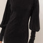 HYFVE Glitter Mock Neck Long Sleeve Mini Dress - Farnelli