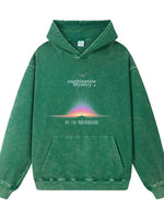 Men's Graphic Dropped Shoulder Hoodie - Farnelli