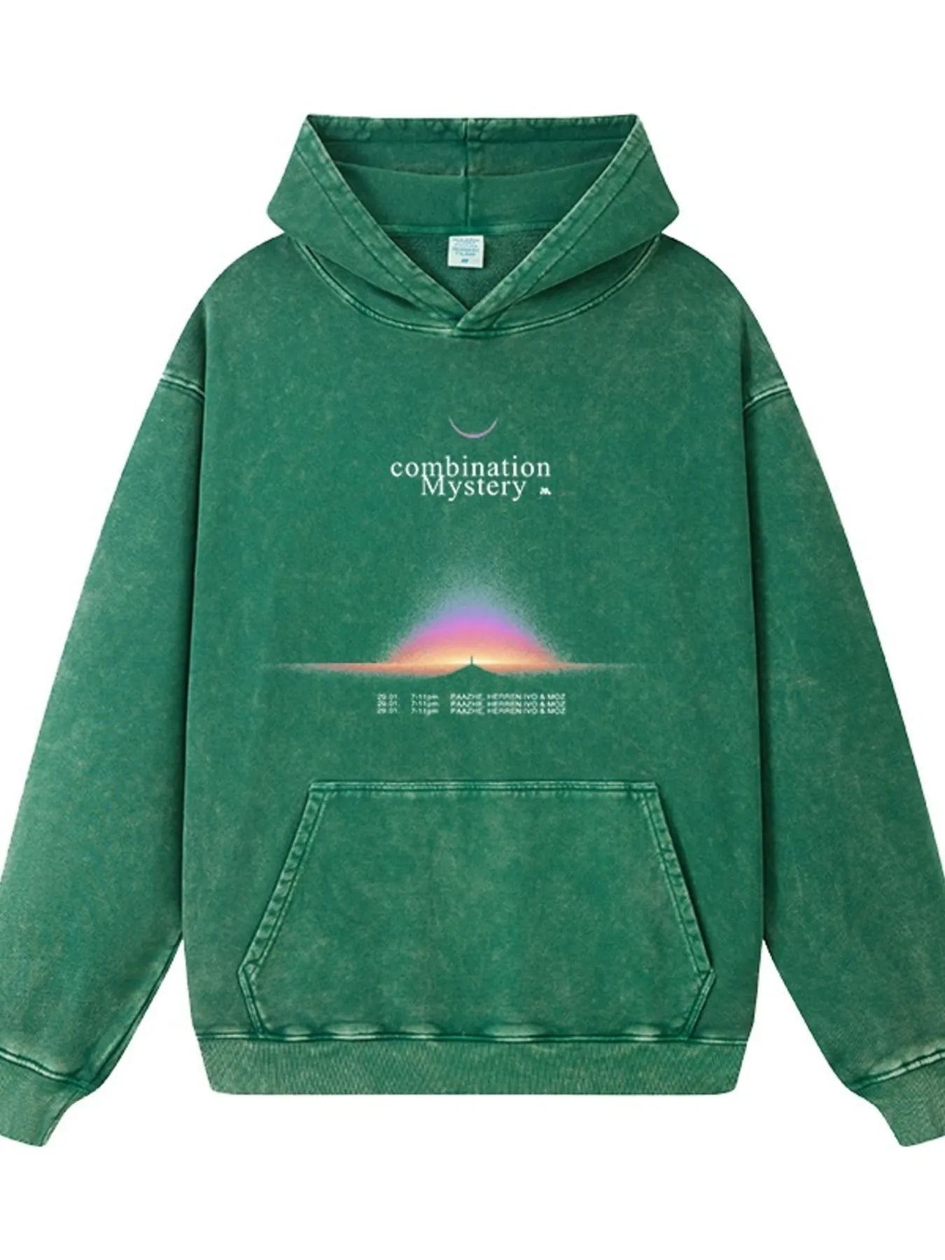 Men's Graphic Dropped Shoulder Hoodie - Farnelli