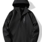 Men's Plus Size Waterproof Hooded Outdoor Jacket - Farnelli