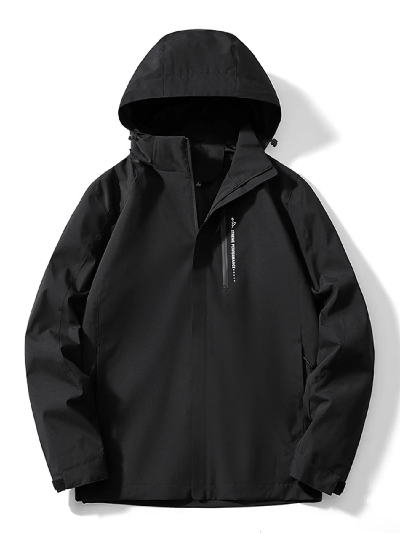 Men's Plus Size Waterproof Hooded Outdoor Jacket - Farnelli