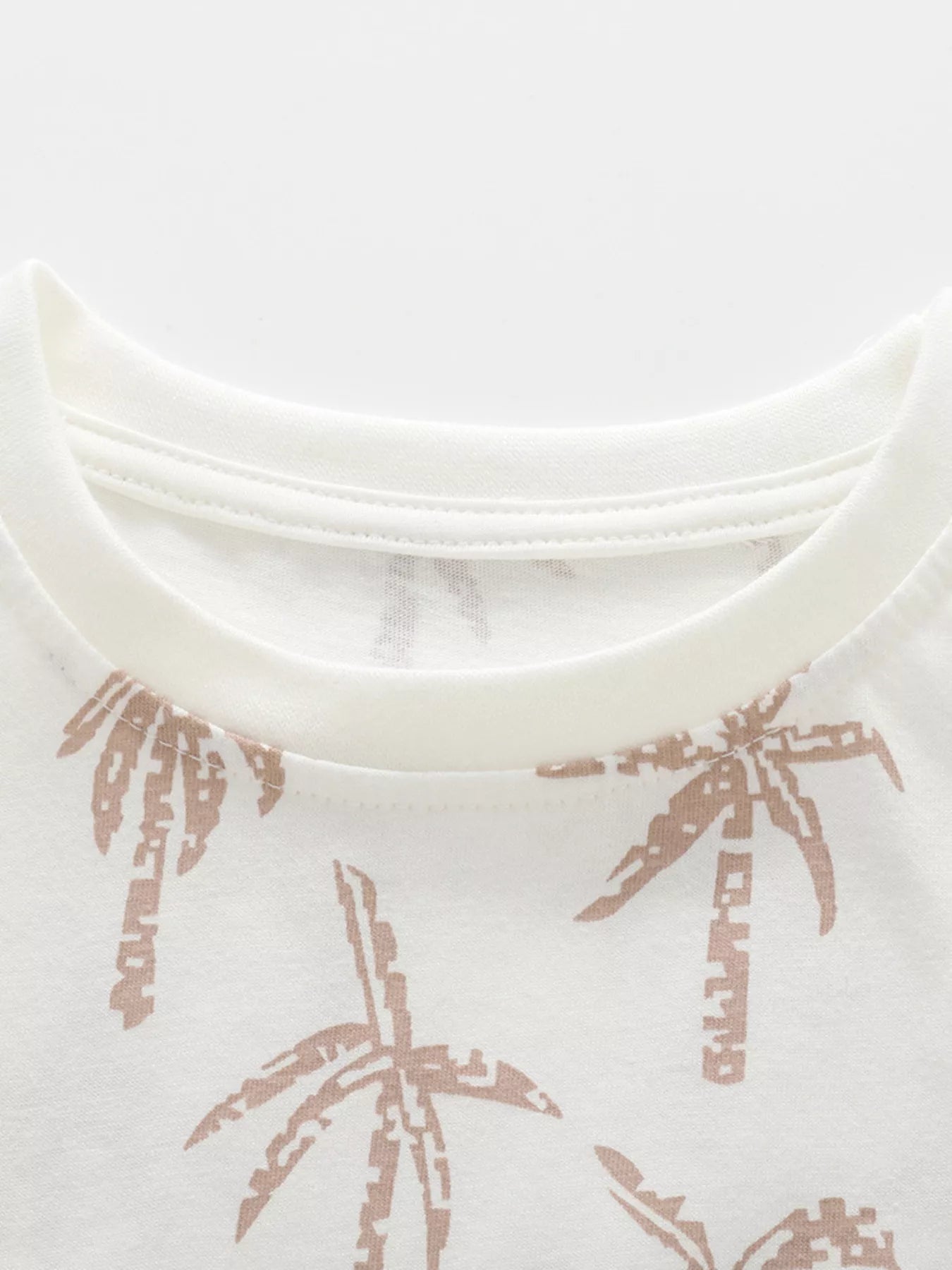 Children's Tropical Palm Print Tee and Shorts Set - Farnelli