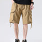 Men's Drawstring Wide Leg Cargo Shorts - Farnelli