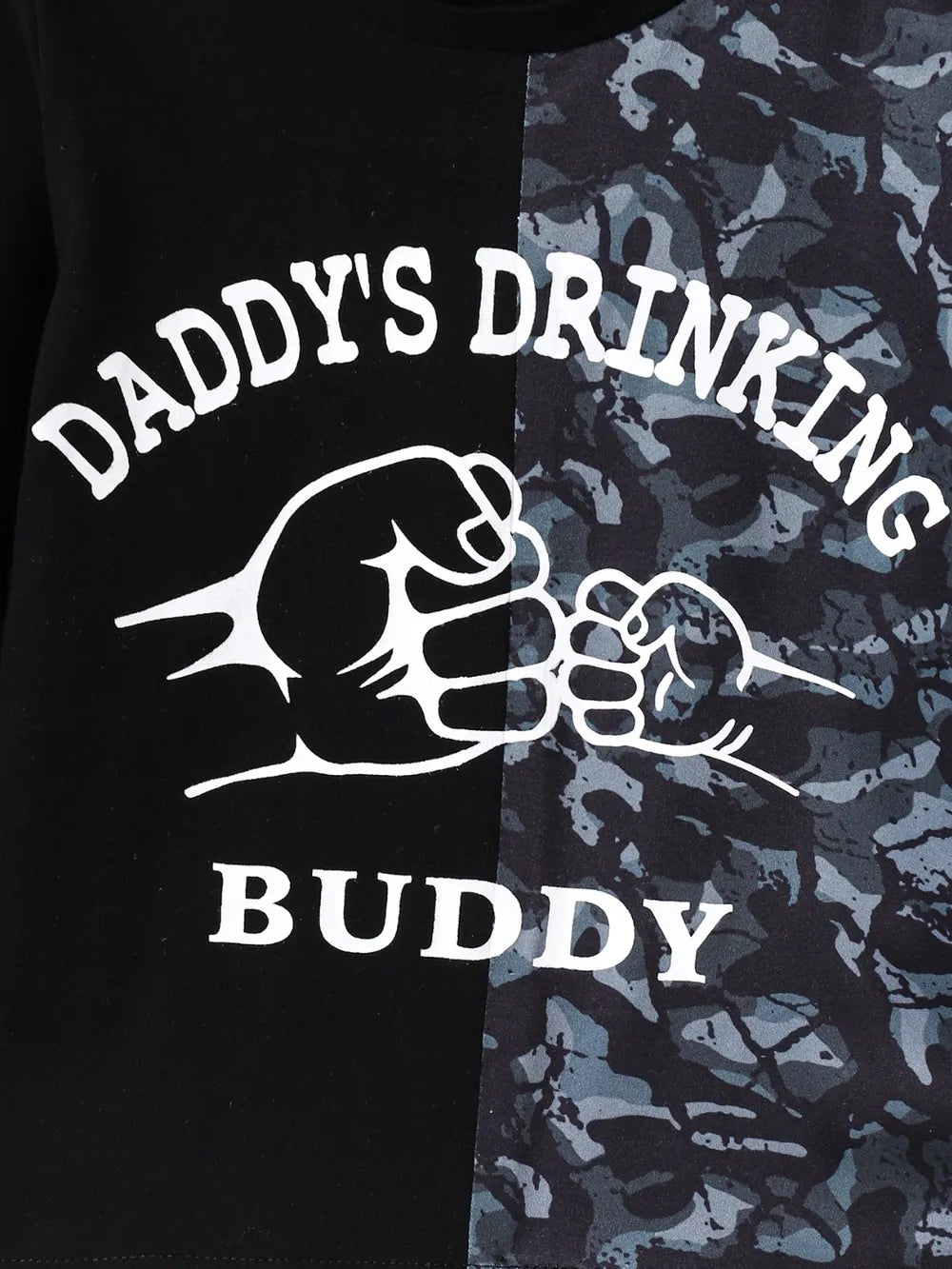 Children's Camouflage Color Block Top and Pants Set - Farnelli