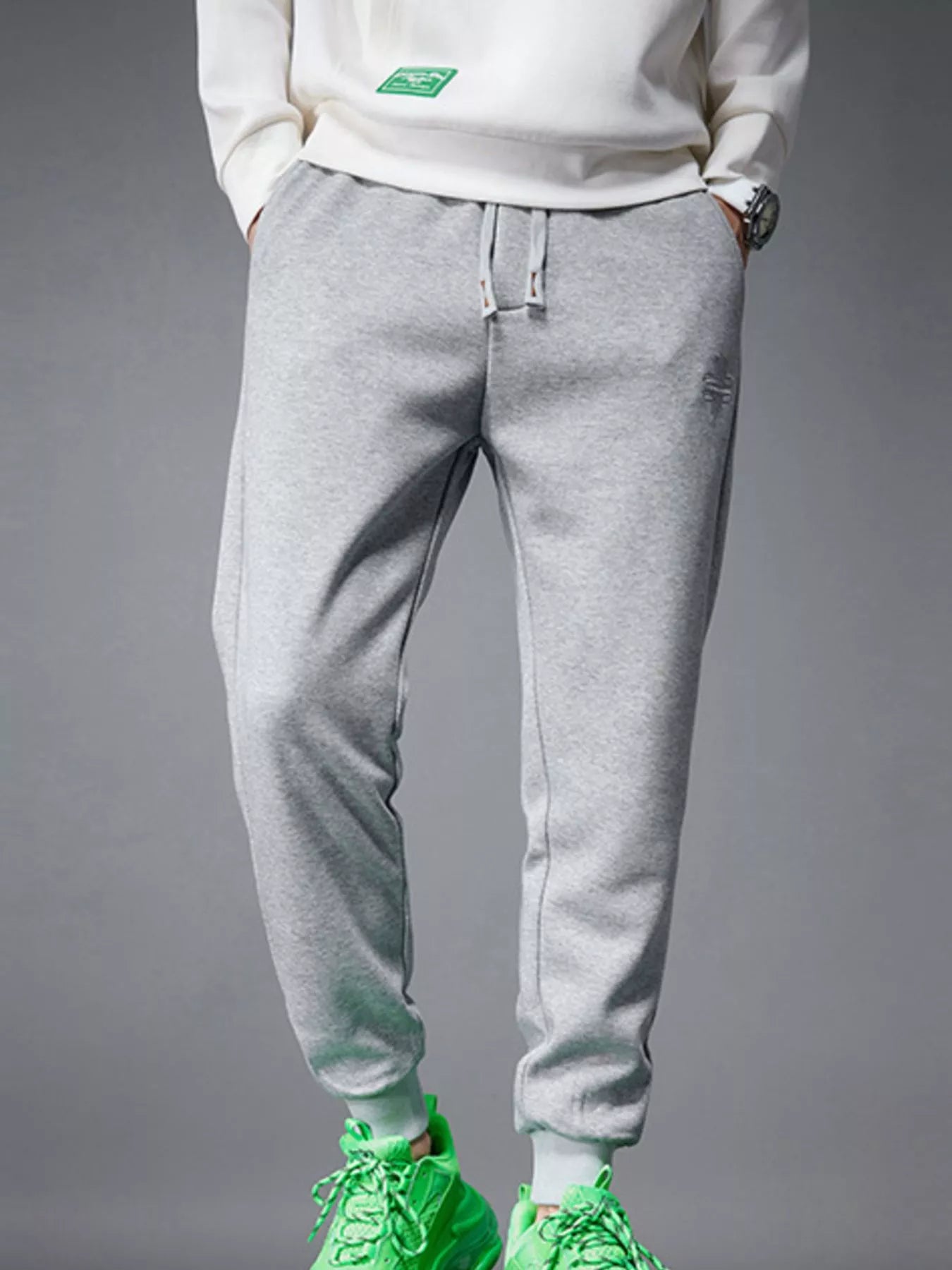 Men's Drawstring Joggers with Pockets - Farnelli