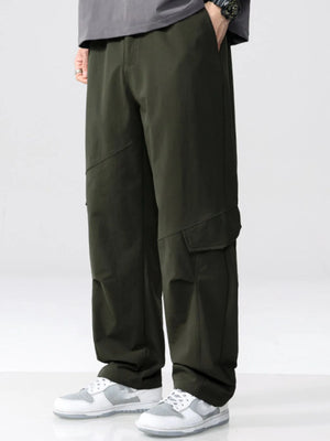 Men's Plus Size Straight Leg Cargo Combat Pants - Farnelli