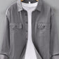 Men's Plus Size Button Up Long Sleeve Shirt - Farnelli