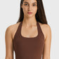 Millennia Breathable Halter Neck Sports Bra - Farnelli