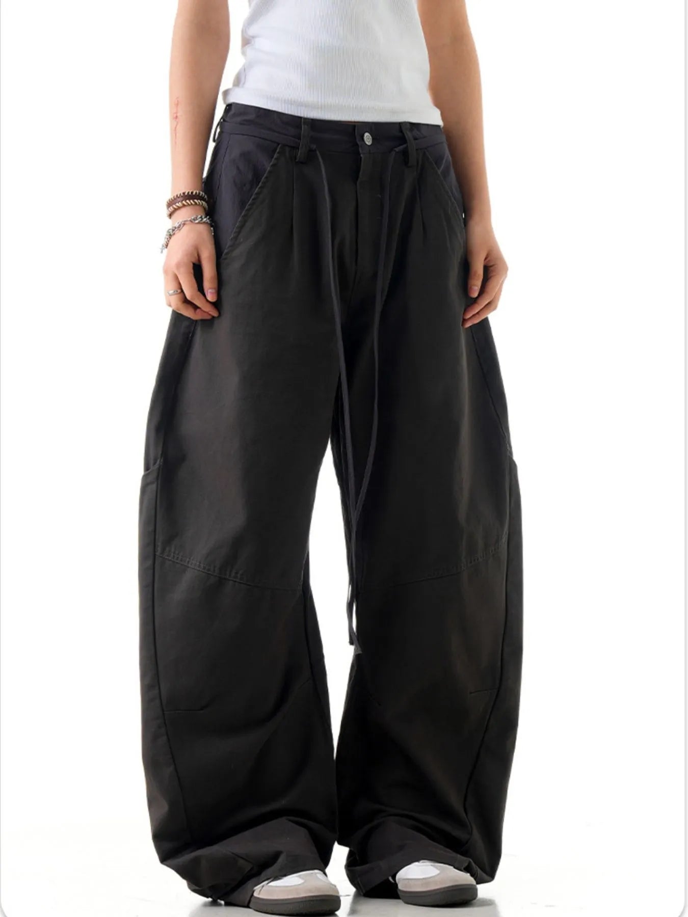 Men's Pocketed Wide Leg Pants - Farnelli