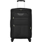 HouseOfZazla expandable softside luggage 3-piece set with spinner wheels in multiple colors